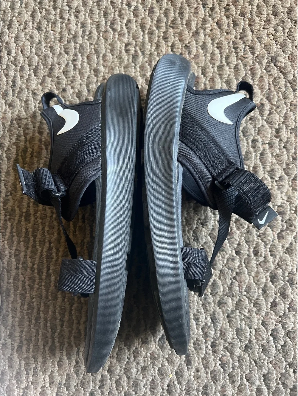 Nike these sandals